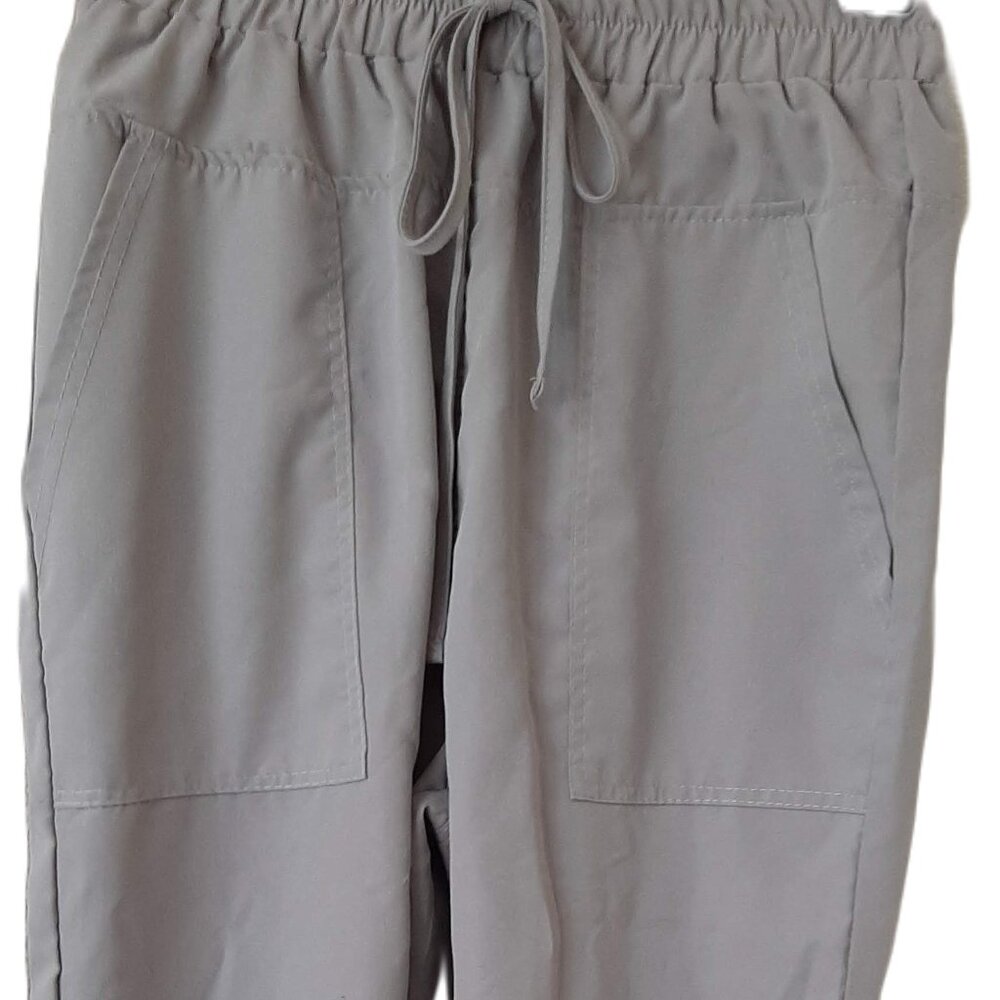 Thin Light Gray Relaxed Fit Joggers Size S